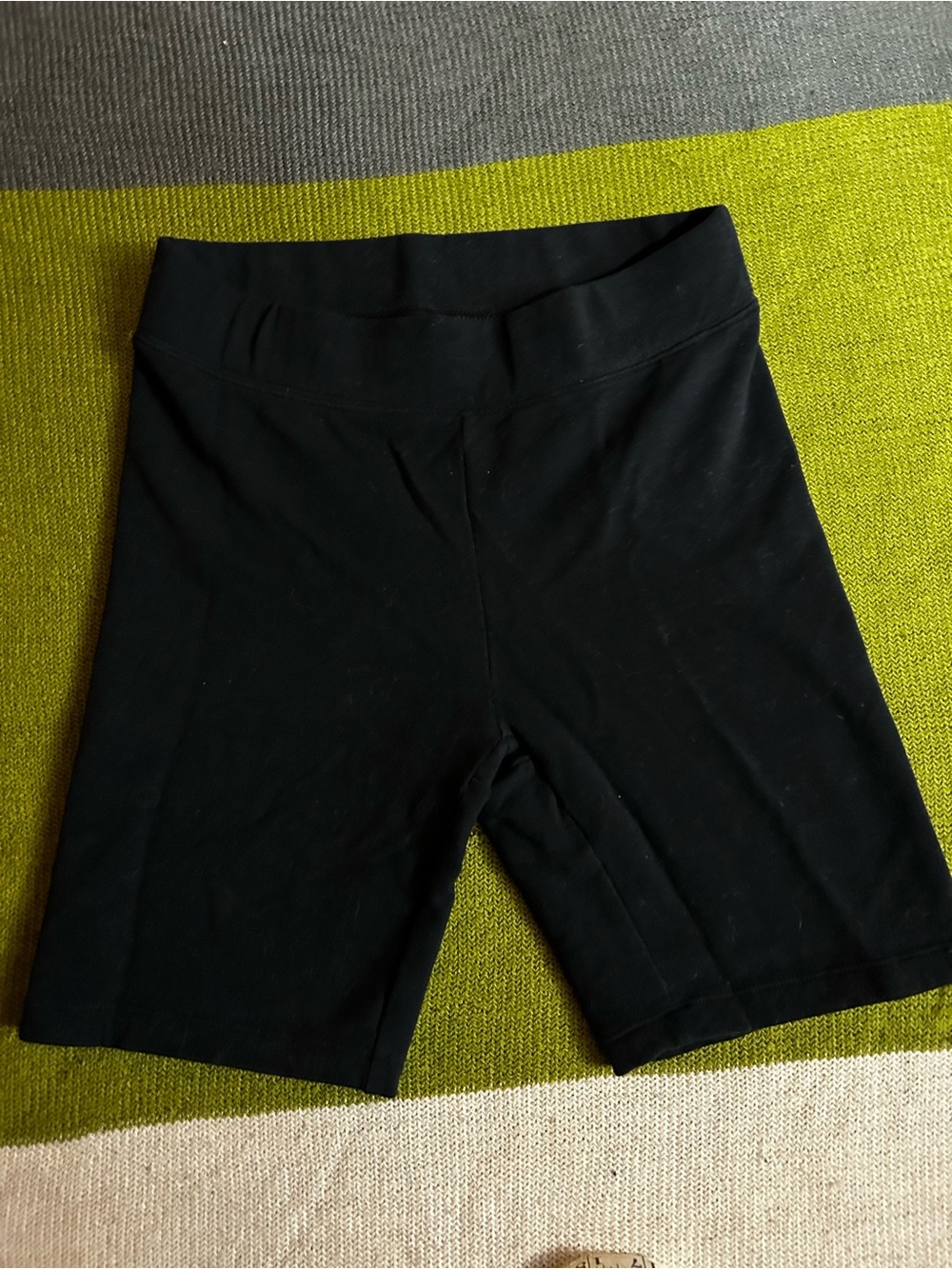 Babaton Black High-Rise Bike Shorts SZ XS